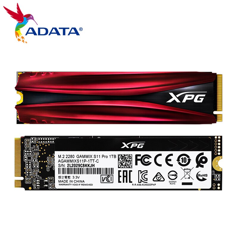 ADATA XPG GAMMIX S11 PRO SSD 512GB 1 ׶Ʈ..
